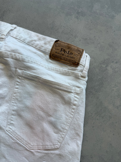Polo by Ralph Lauren muške bijele slim fit farmerke (34x34)