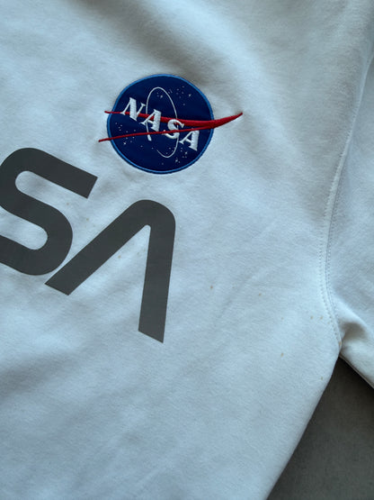 Alpha Industries Nasa muška bijela dukserica (L)