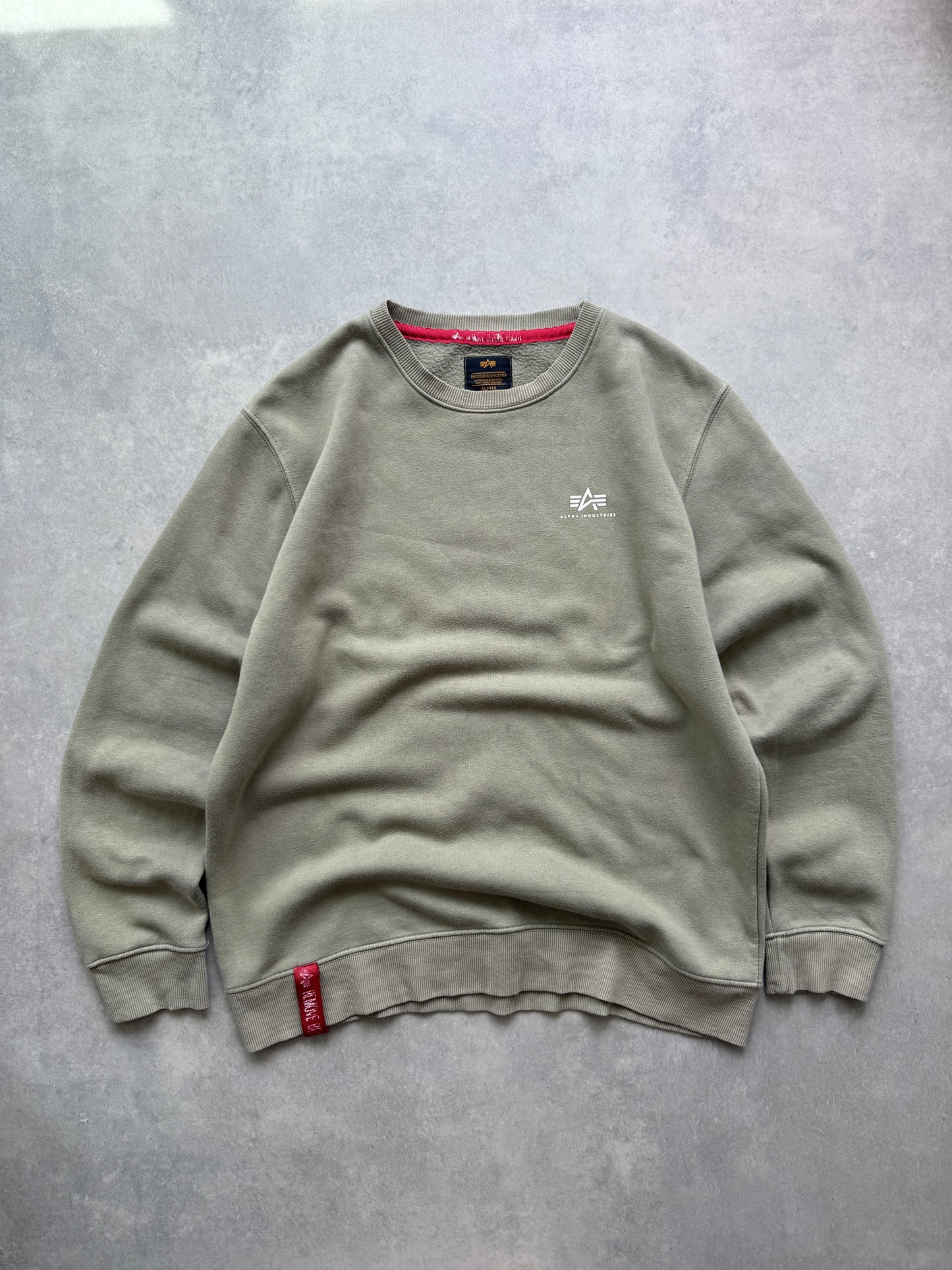Alpha Industries muška zelena dukserica (XXL)