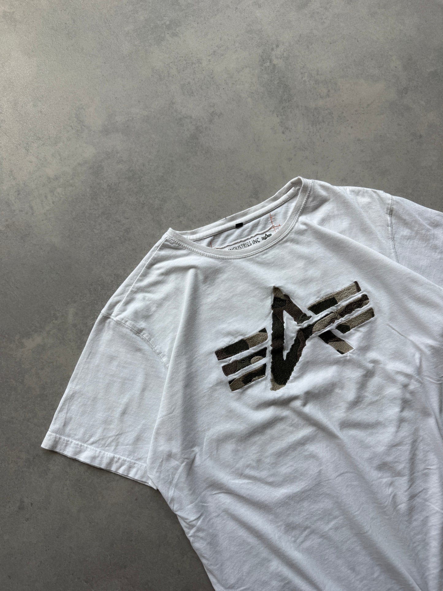 Alpha Industries muška bijela majica (XL)