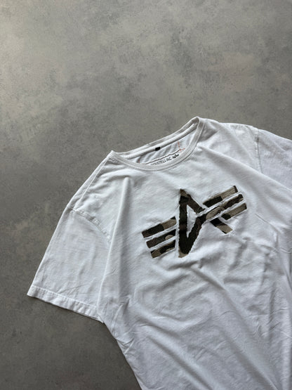 Alpha Industries muška bijela majica (XL)