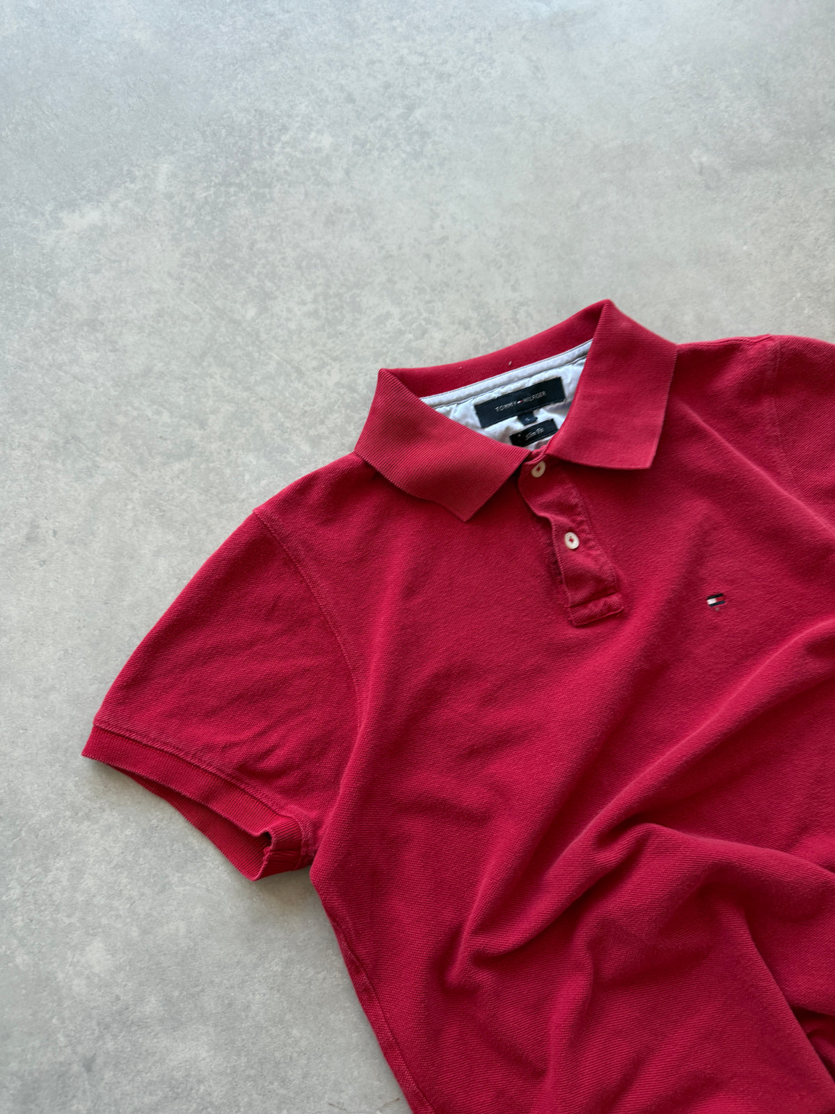 Tommy Hilfiger muška crvena polo majica (S)
