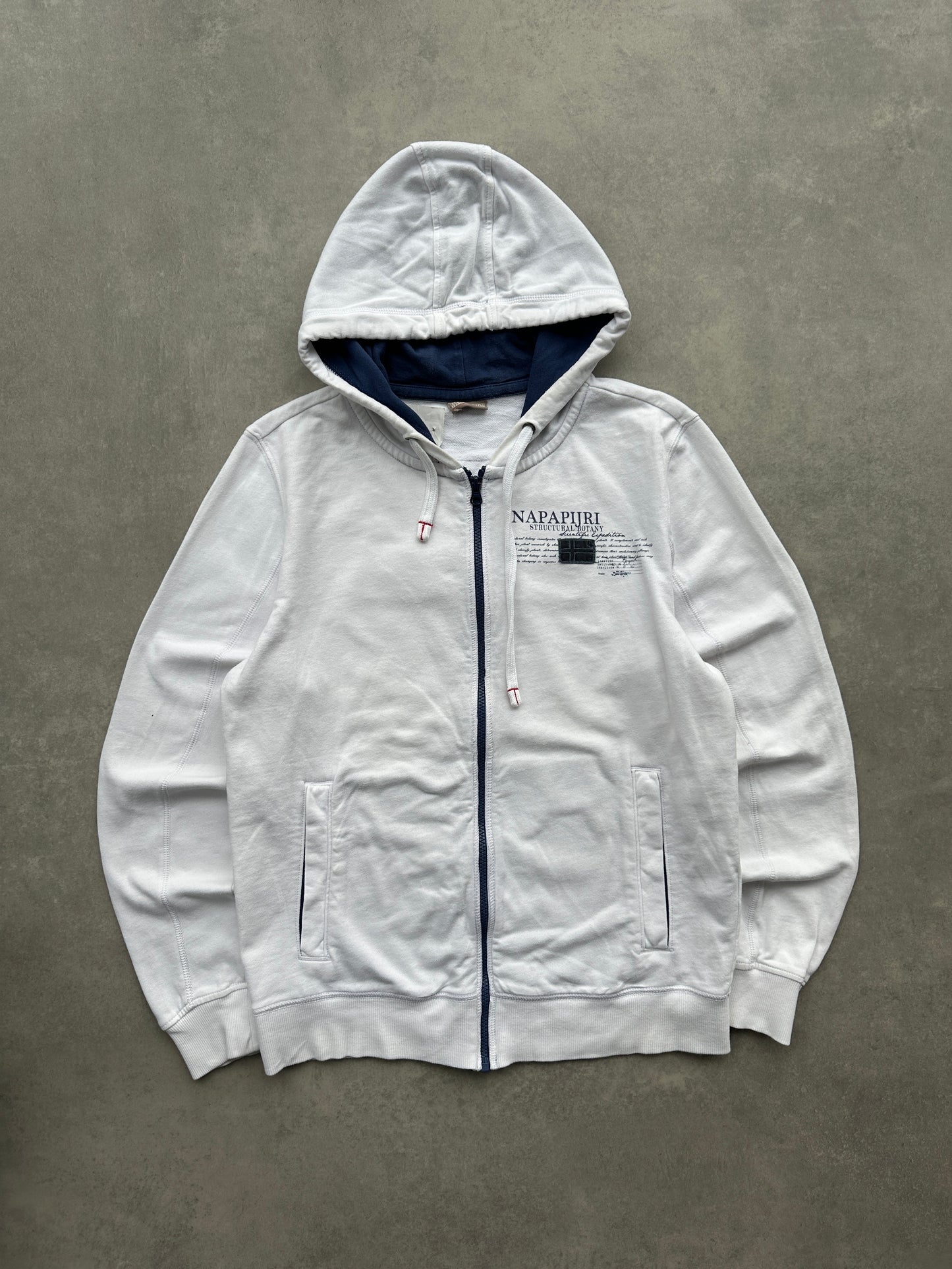 Napapijri bijela muška zip dukserica (L)
