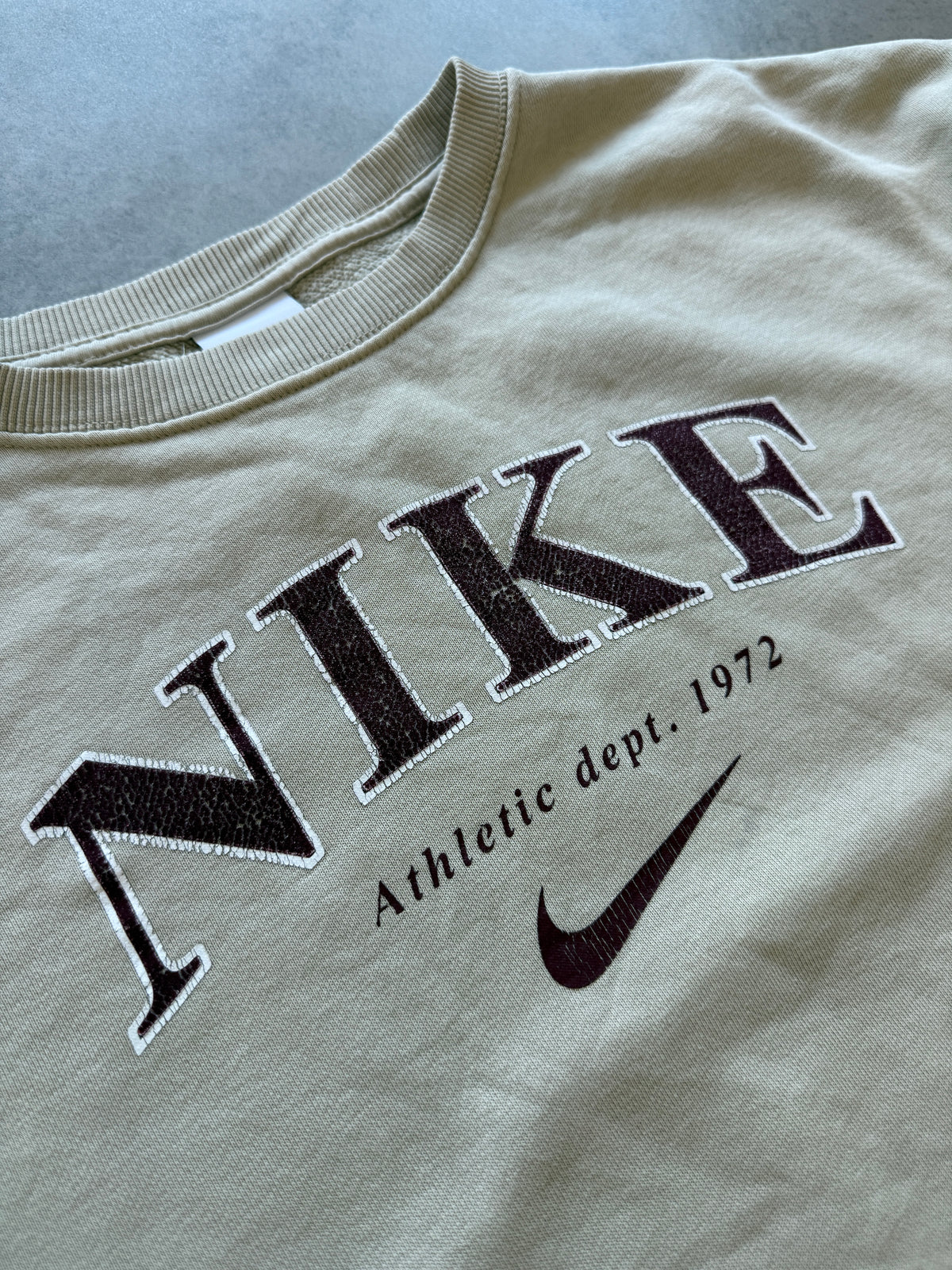 Nike ženska oversized bež dukserica (S)