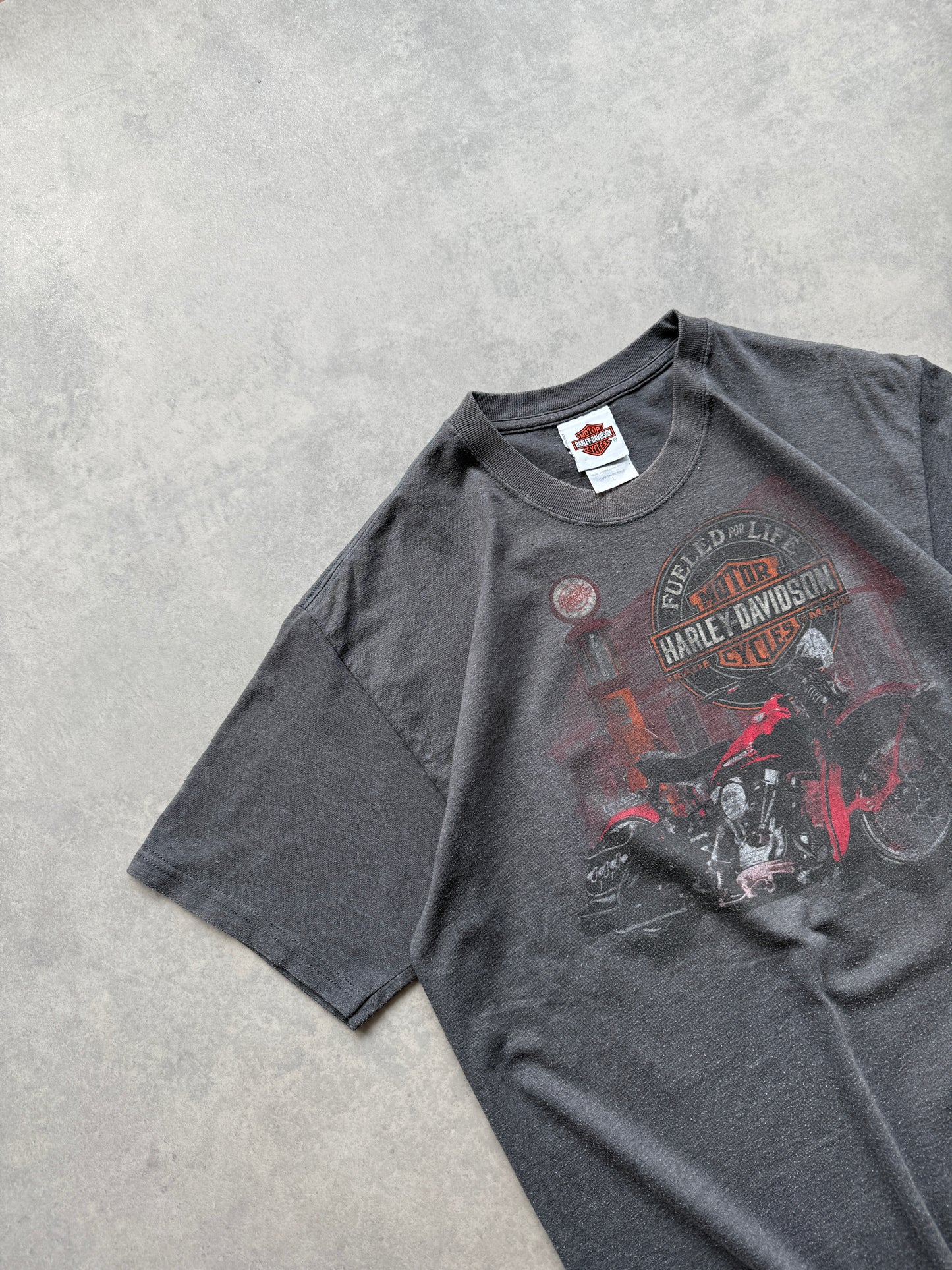 Harley Davidson vintage muška siva majica (L)