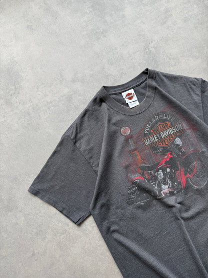 Harley Davidson vintage muška siva majica (L)