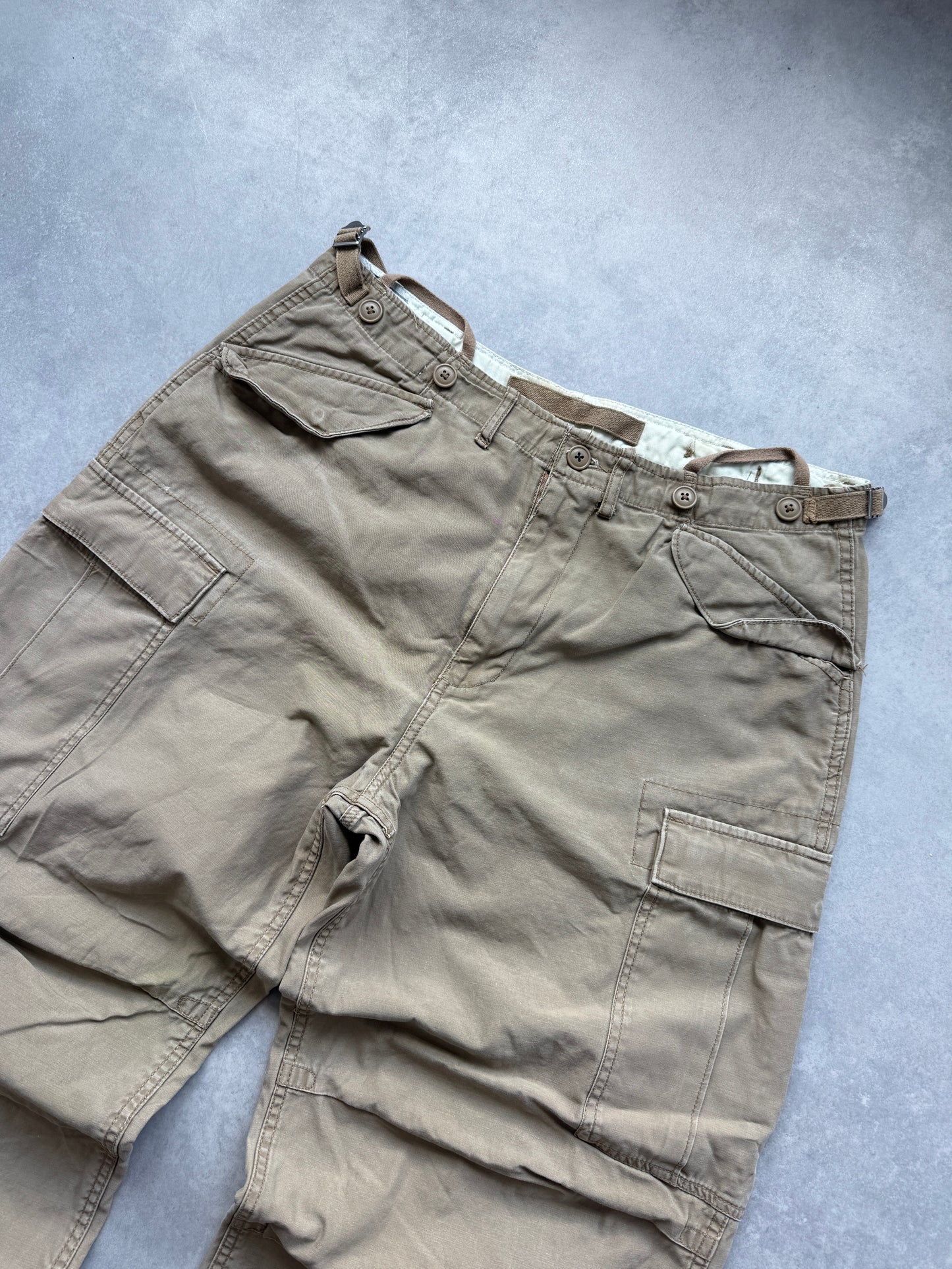 Vintage Fatiques muške baggy cargo hlace (L)