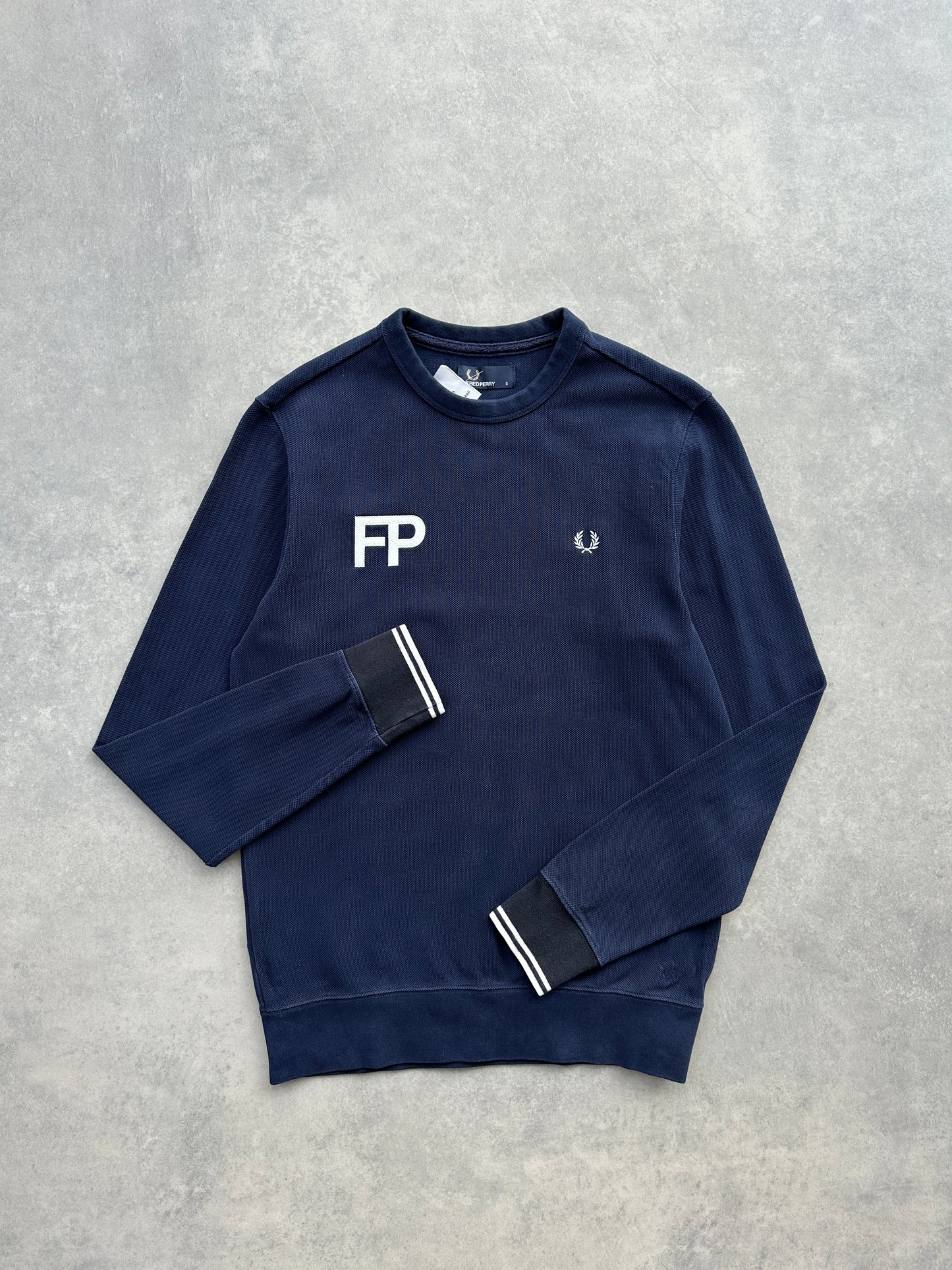Fred Perry muška navy dukserica (S)