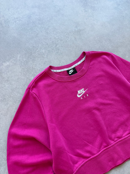 Nike Air ženska roza crop dukserica (XL)