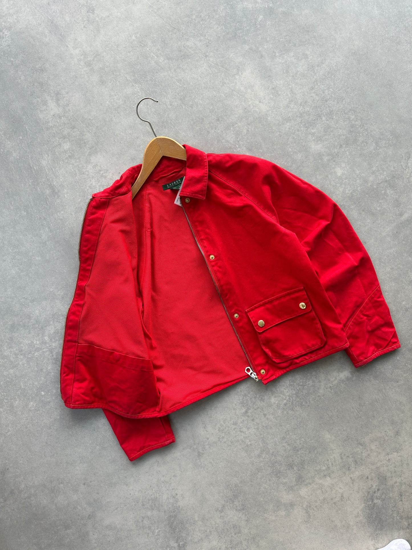 Lauren Ralph Lauren vintage ženska canvas cropped jakna (S)