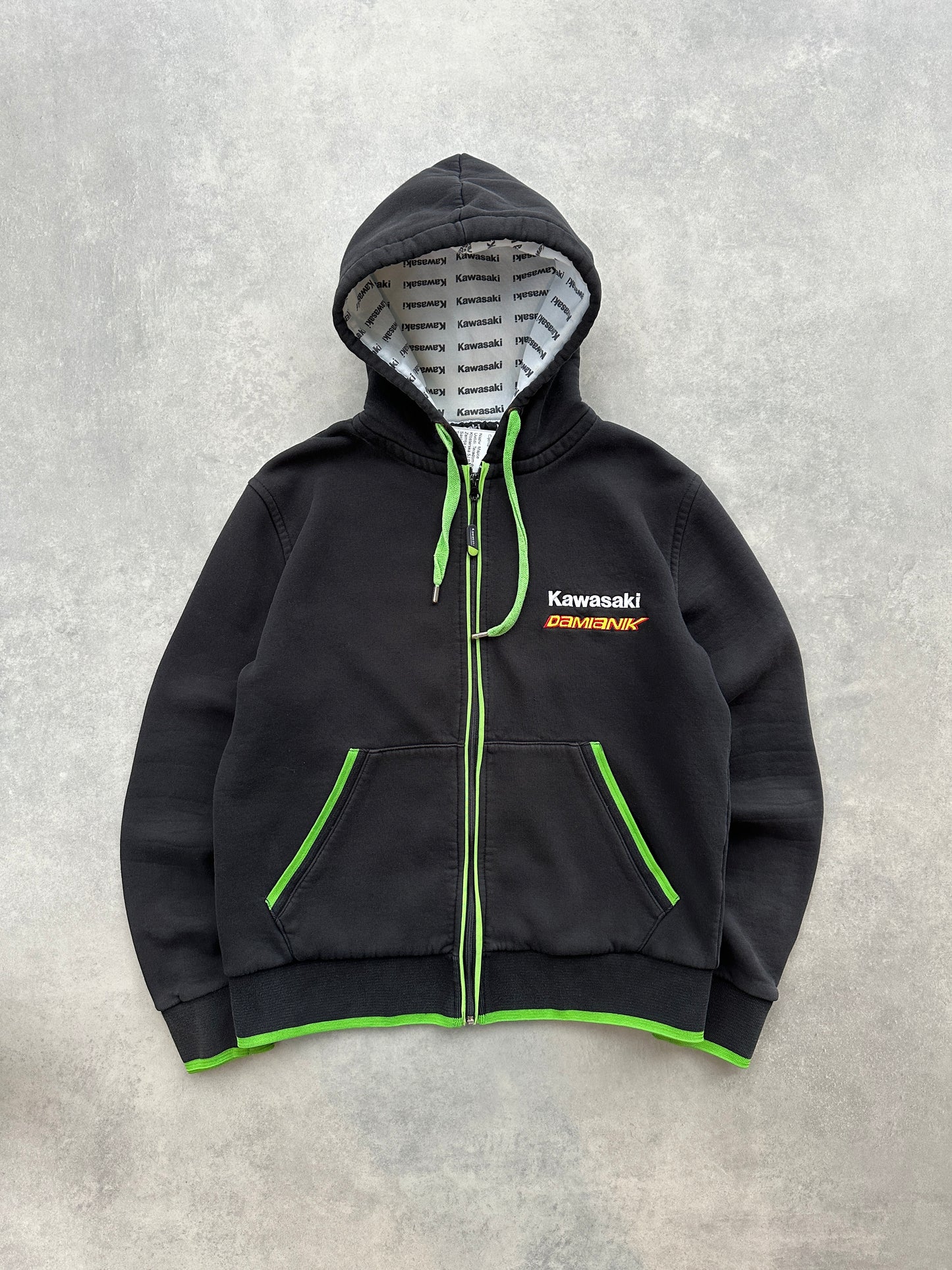 Kawasaki racing muška zip up dukserica (M)