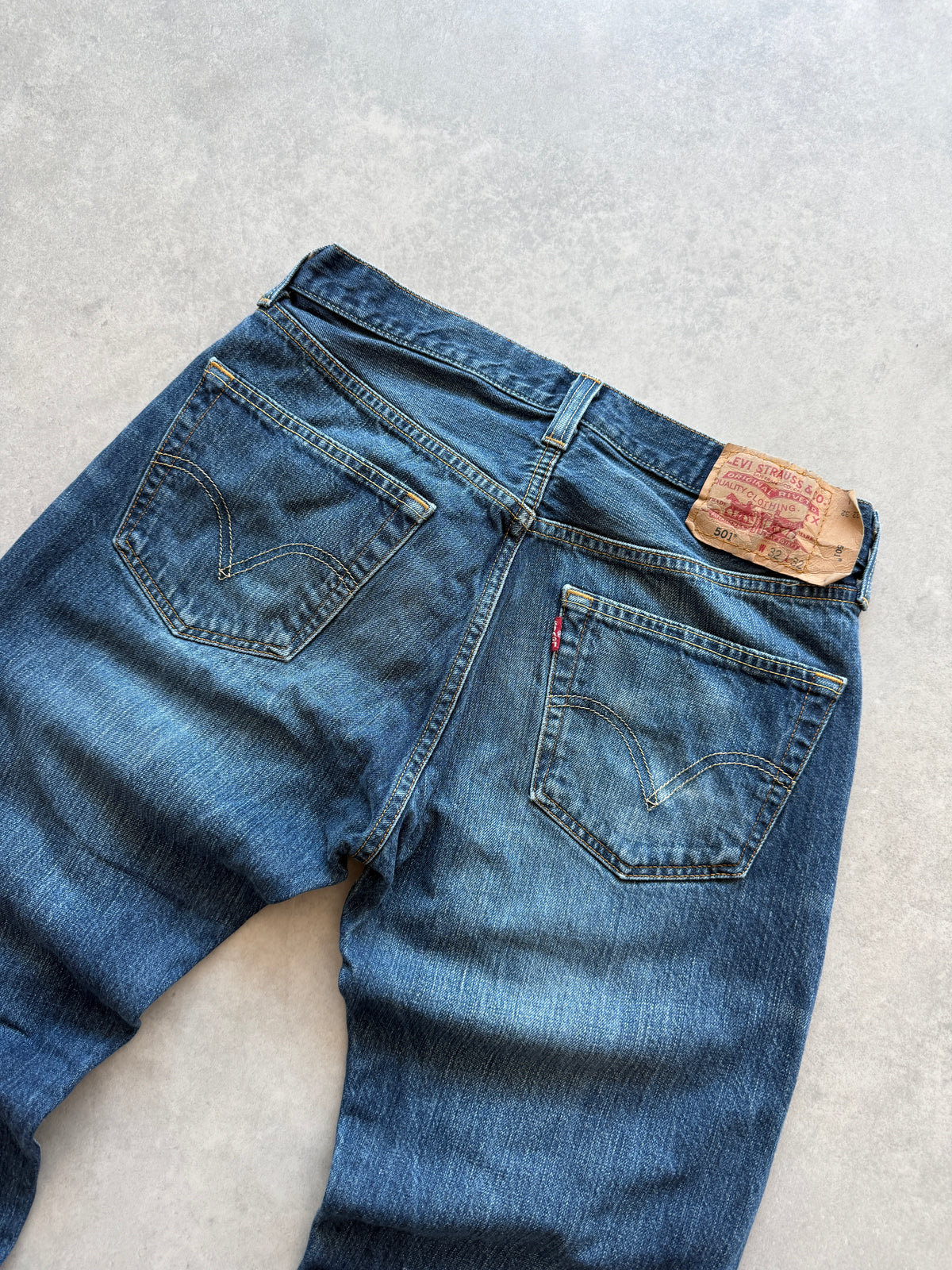 Levis 501 muške plave farmerke (32x32)
