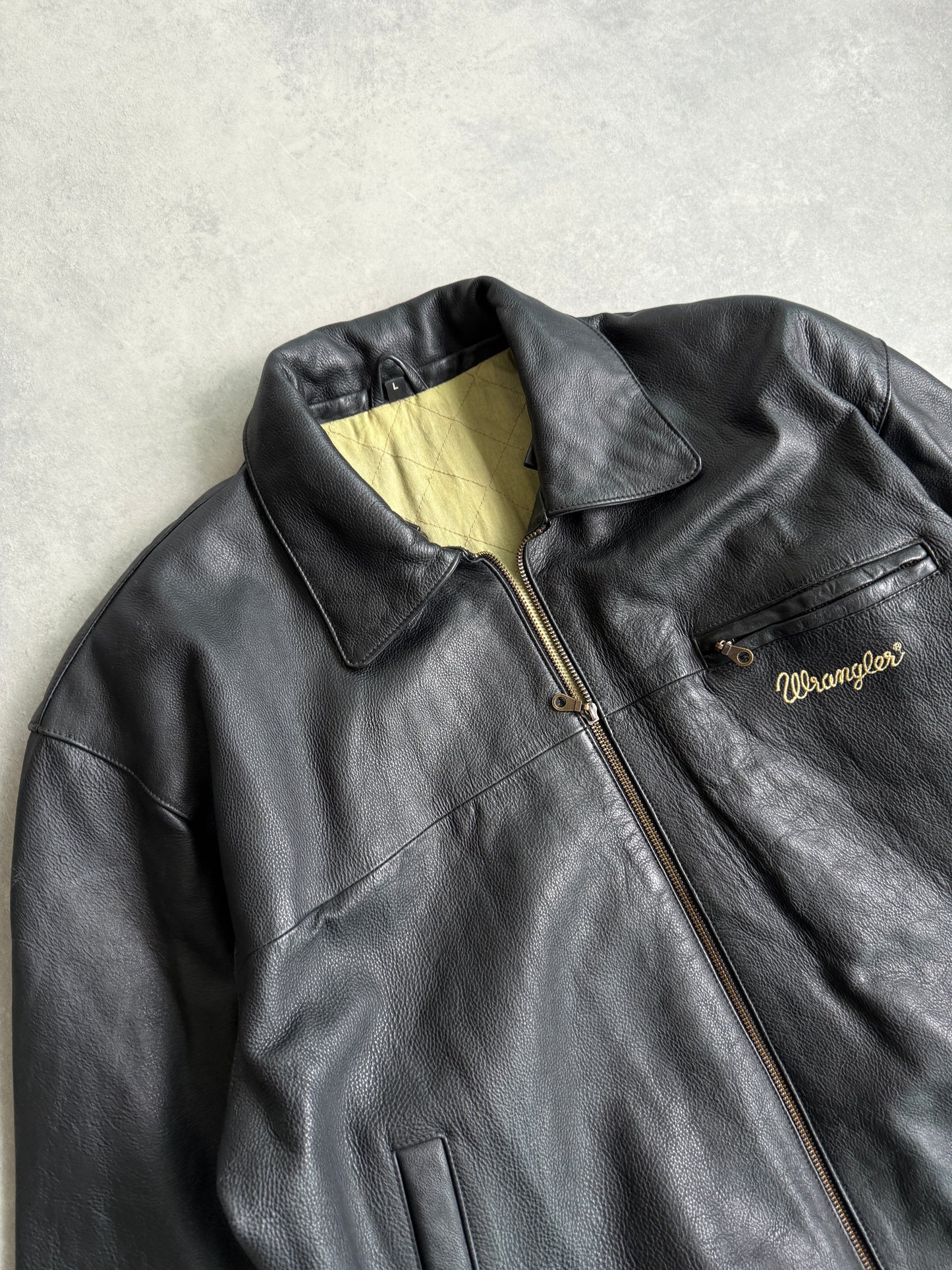 Wrangler vintage muška kožna jakna (L)