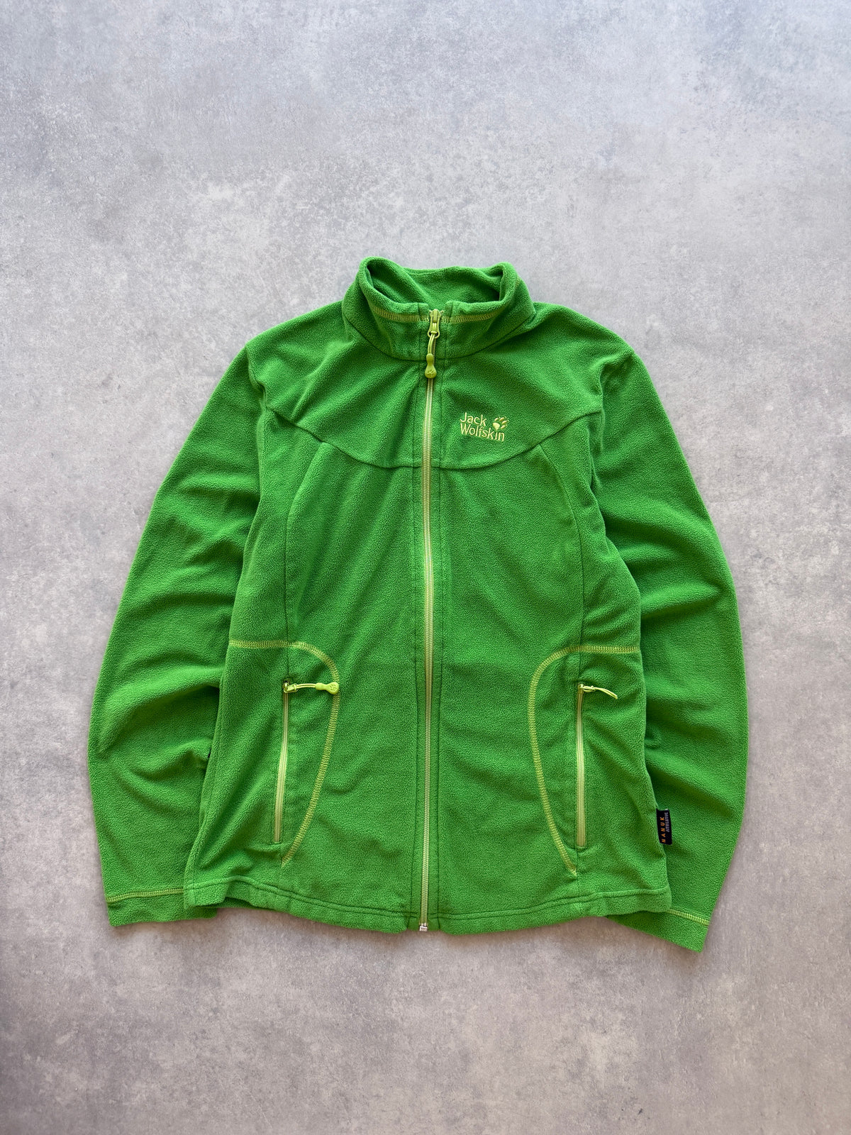 Jack Wolfskin ženska zelena fleece dukserica (M)