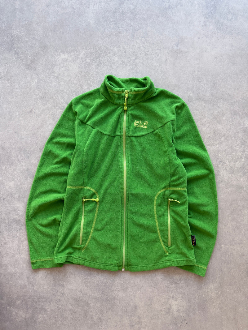 Jack Wolfskin ženska zelena fleece dukserica (M)