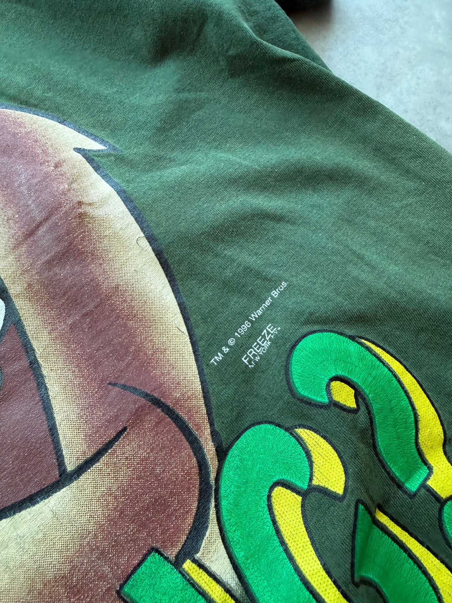 Looney Tunes vintage muška zelena majica (XL)