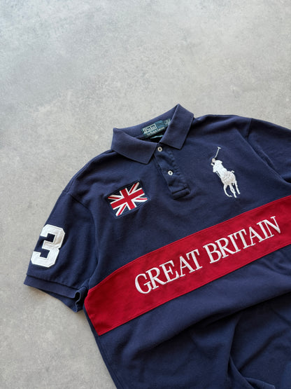 Polo by Ralph Lauren Great Britain Big pony muška polo majica (L)