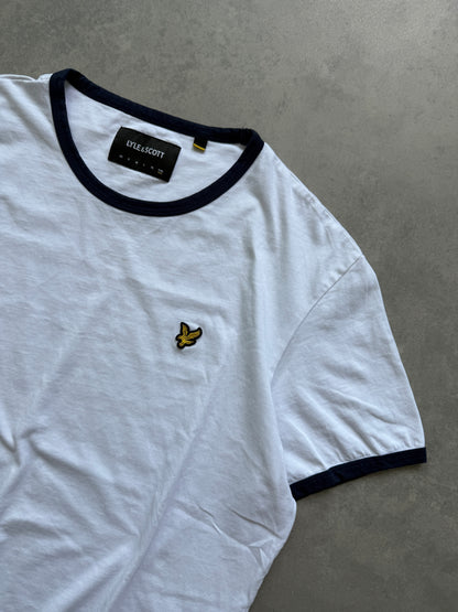 Lyle & Scott muška bijela majica (XXL)