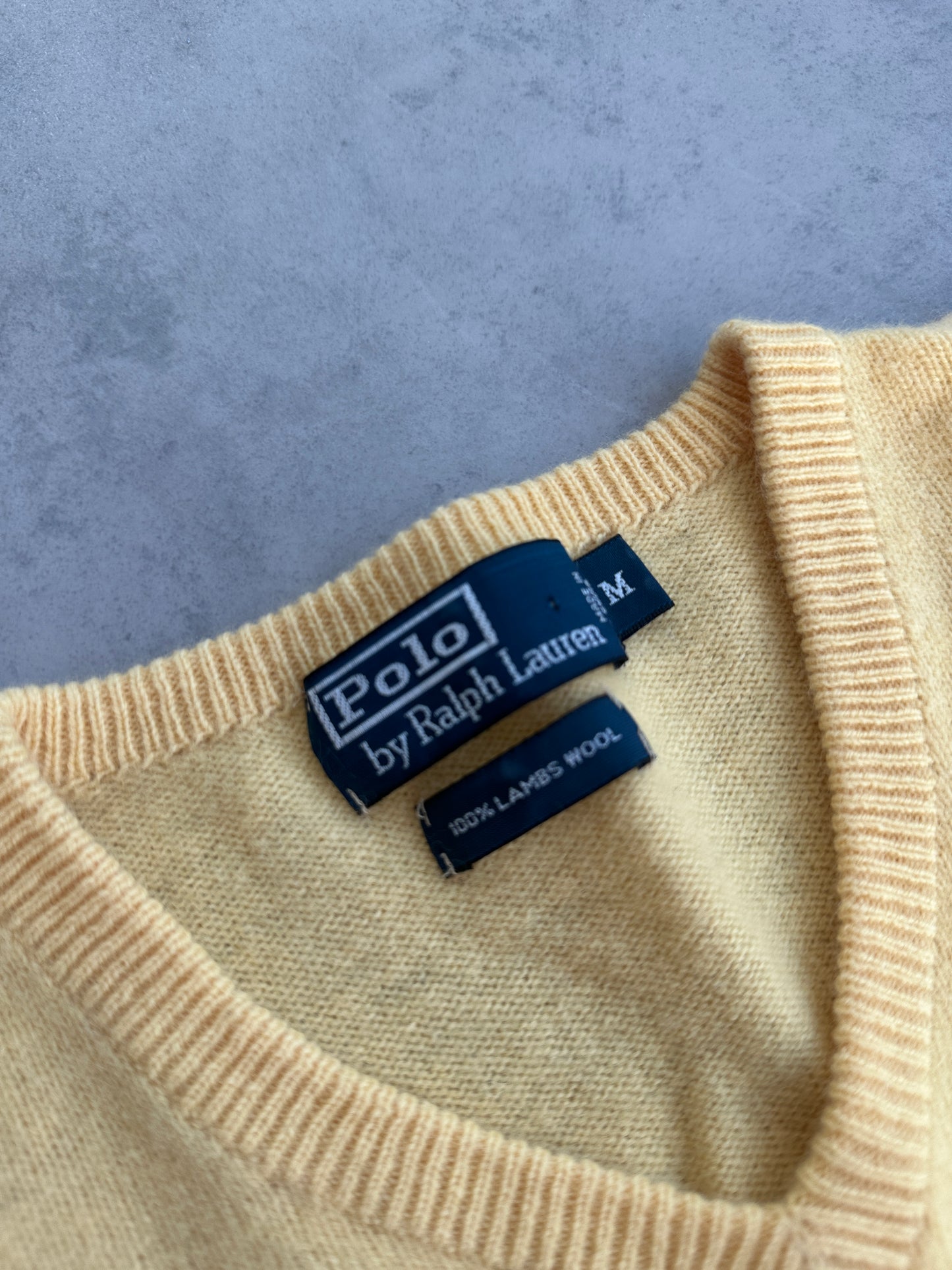 Polo by Ralph Lauren vintage muški vuneni džemper (M)