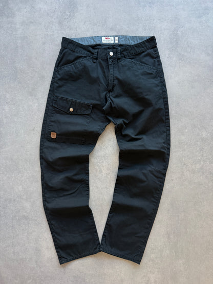 Fjallraven muške crne hlace (S)