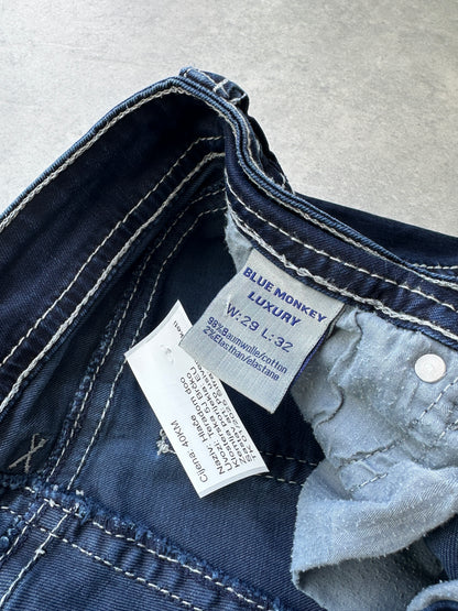 Blue Monkey Y2K ženske slim fit farmerke (29x32)