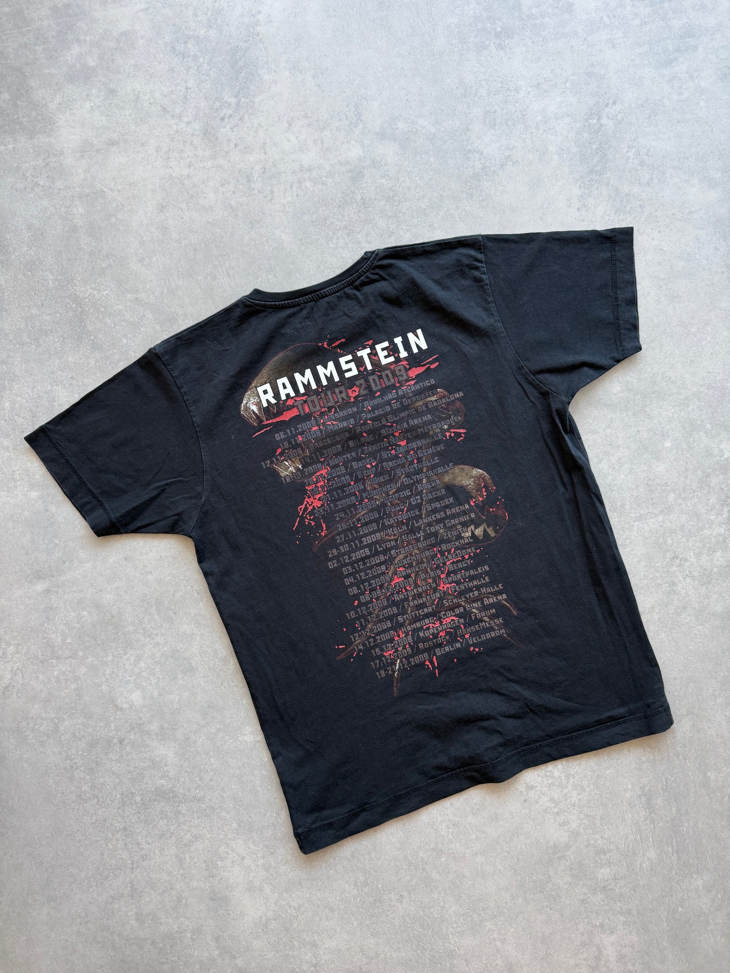 Rammstein muška crna bend majica (L)