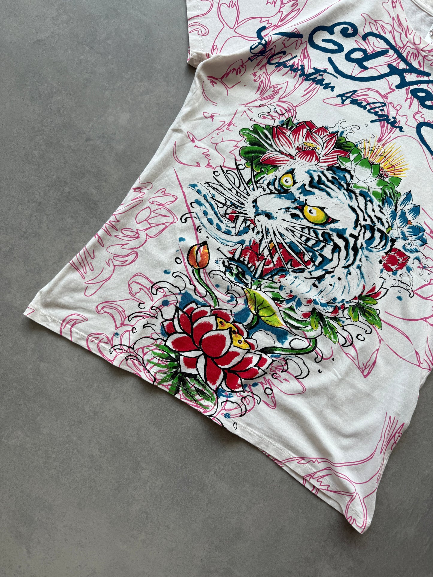 Ed Hardy Y2K ženska AOP majica (L)