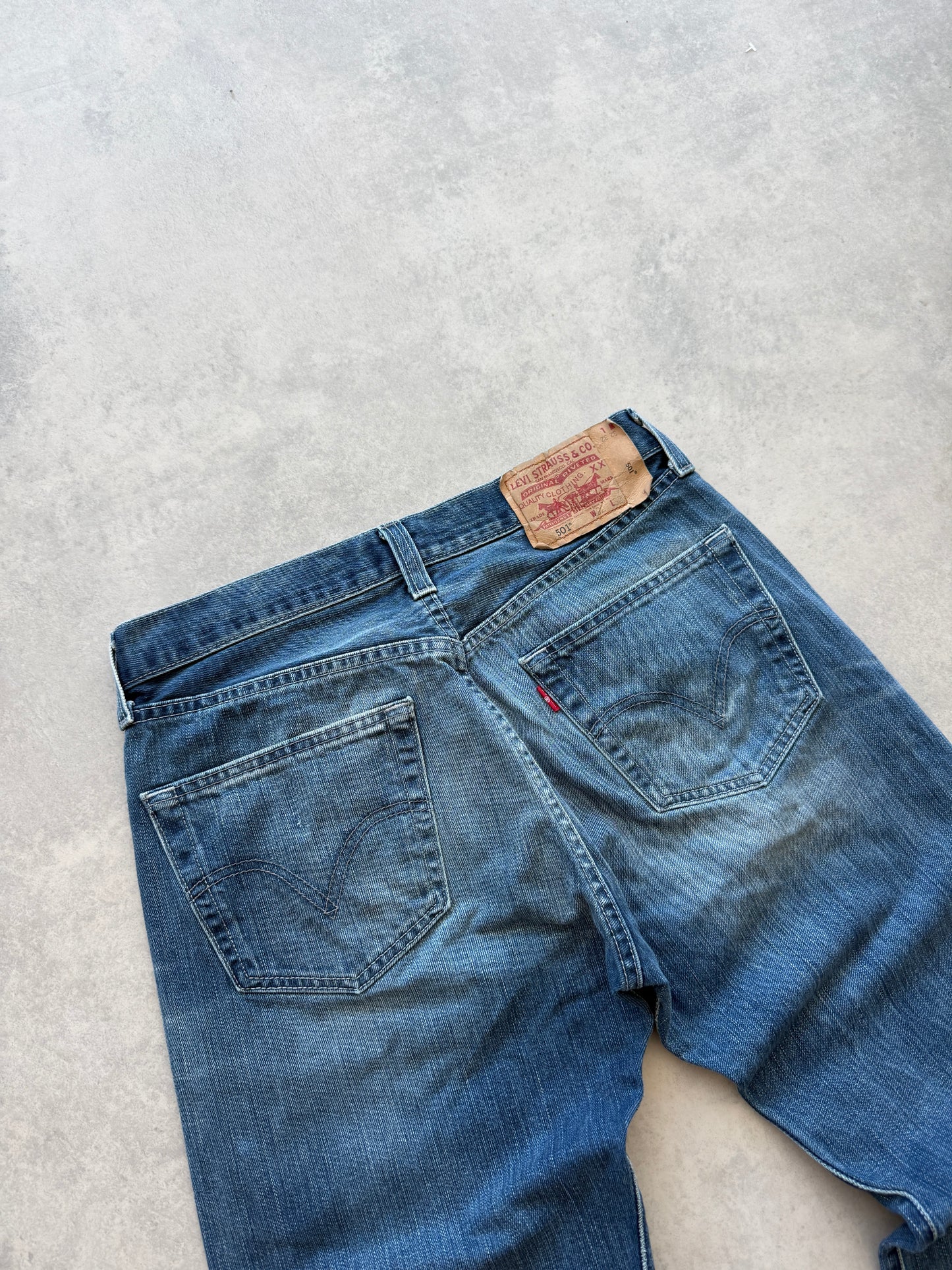 Levis 501 muške plave farmerke (32x32)