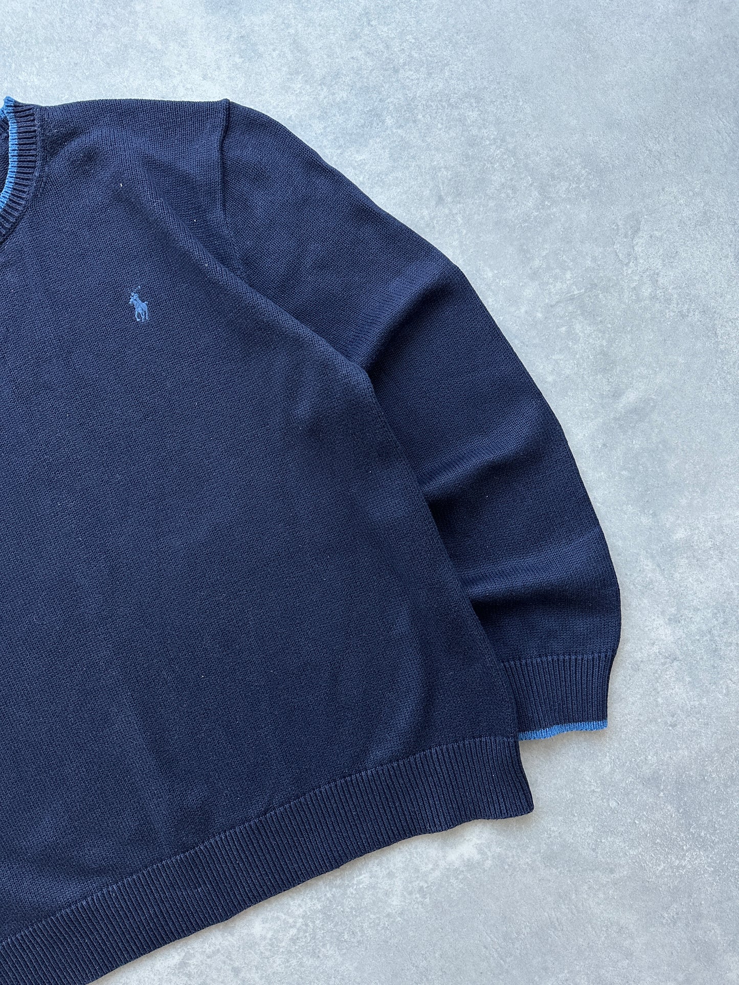 Polo by Ralph Lauren muški navy plavi džemper (L)