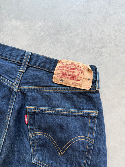 Levis 501 muške tamno plave farmerke (31x34)