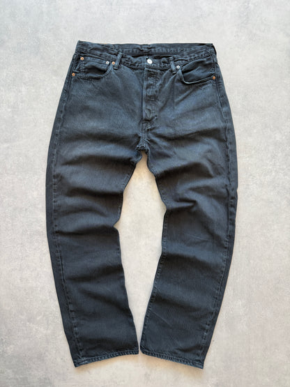 Levis 501 muške crne farmerke (36x34)
