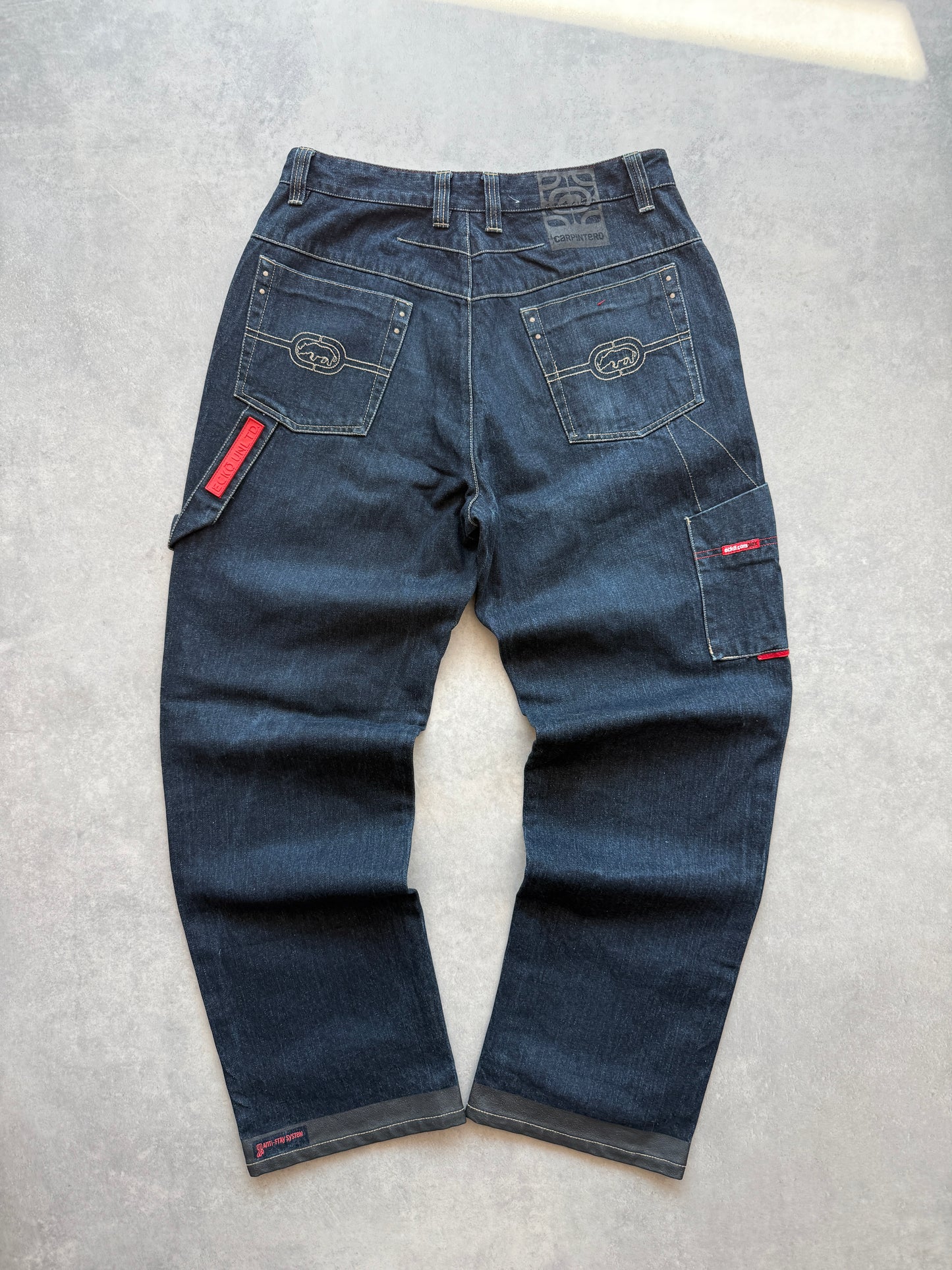 Ecko Complex 2000s Y2K muške baggy farmerke (34)