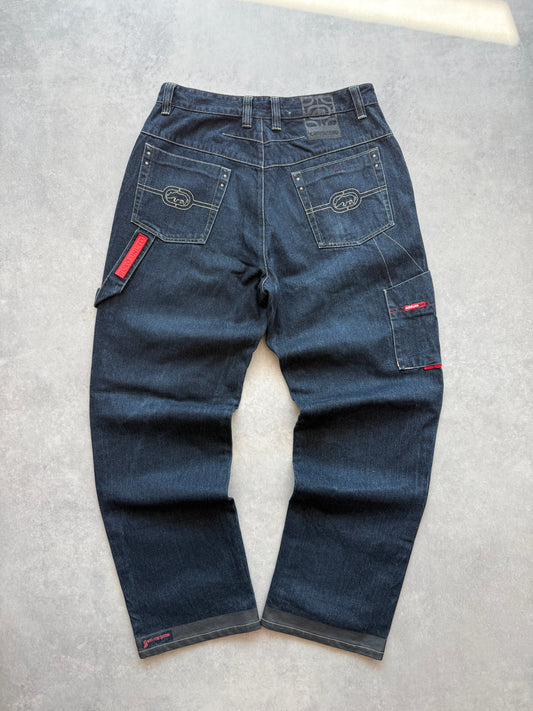 Ecko Complex 2000s Y2K muške baggy farmerke (34)