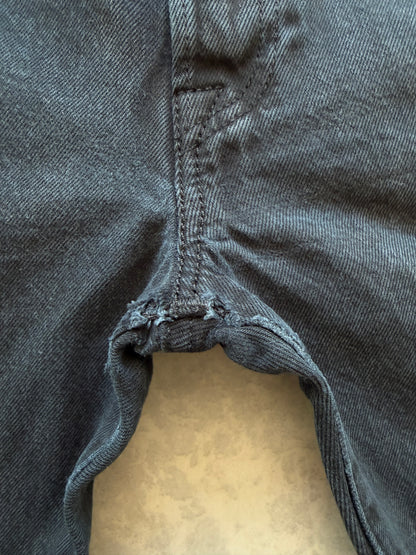 Levis 501 muške crne farmerke (36x34)