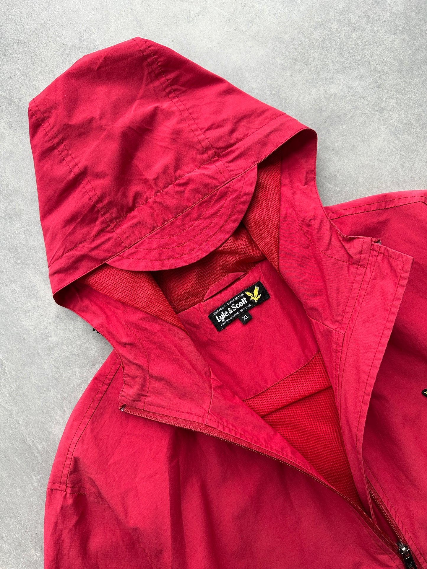 Lyle & Scott muška crvena šuškava jakna (XL)