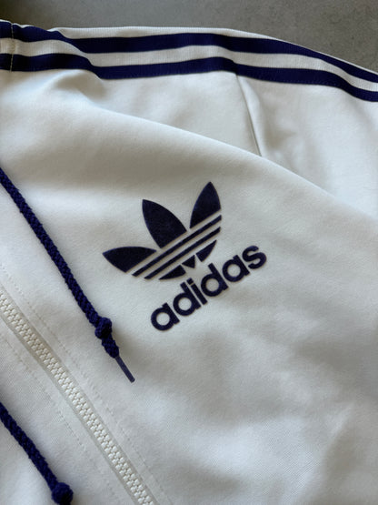 Adidas retro ženska oversized bijela dukserica (S)