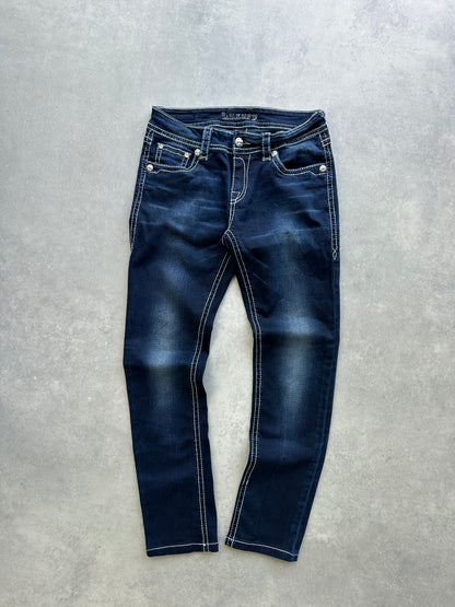 Blue Monkey Y2K ženske slim fit farmerke (29x32)