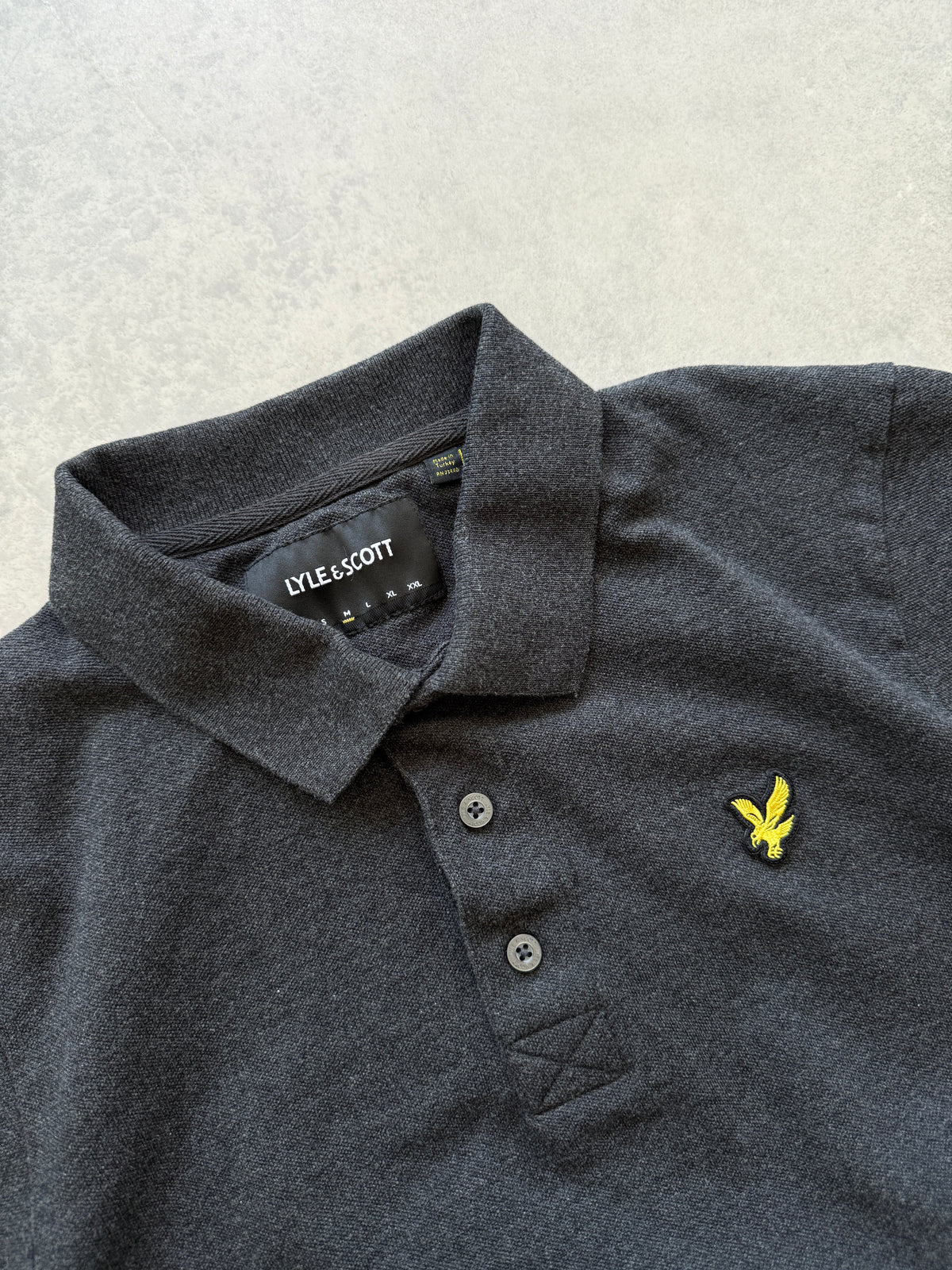 Lyle & Scott muška tamno siva polo majica (S)