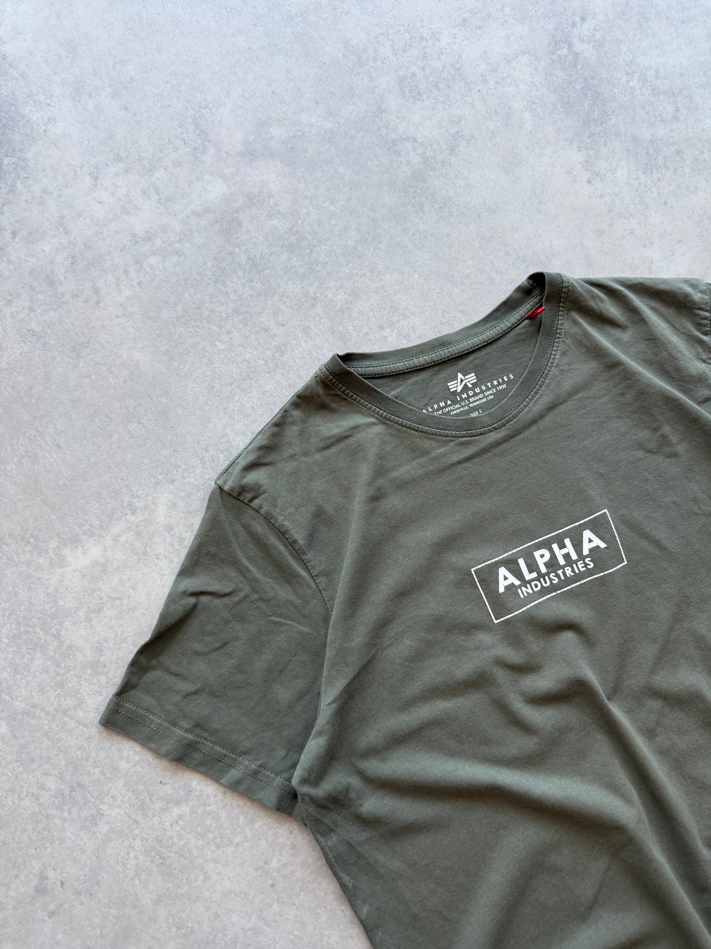 Alpha Industries muška zelena majica (S)