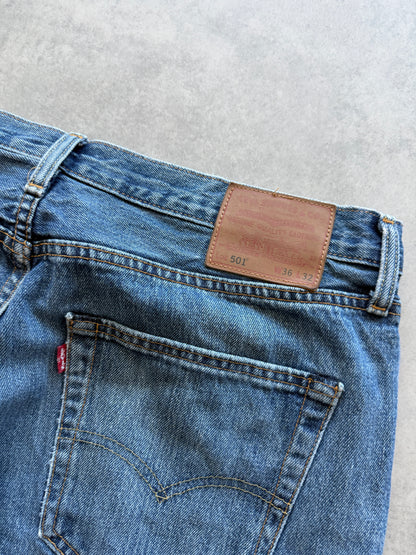 Levis 501 muške plave farmerke (36x32)