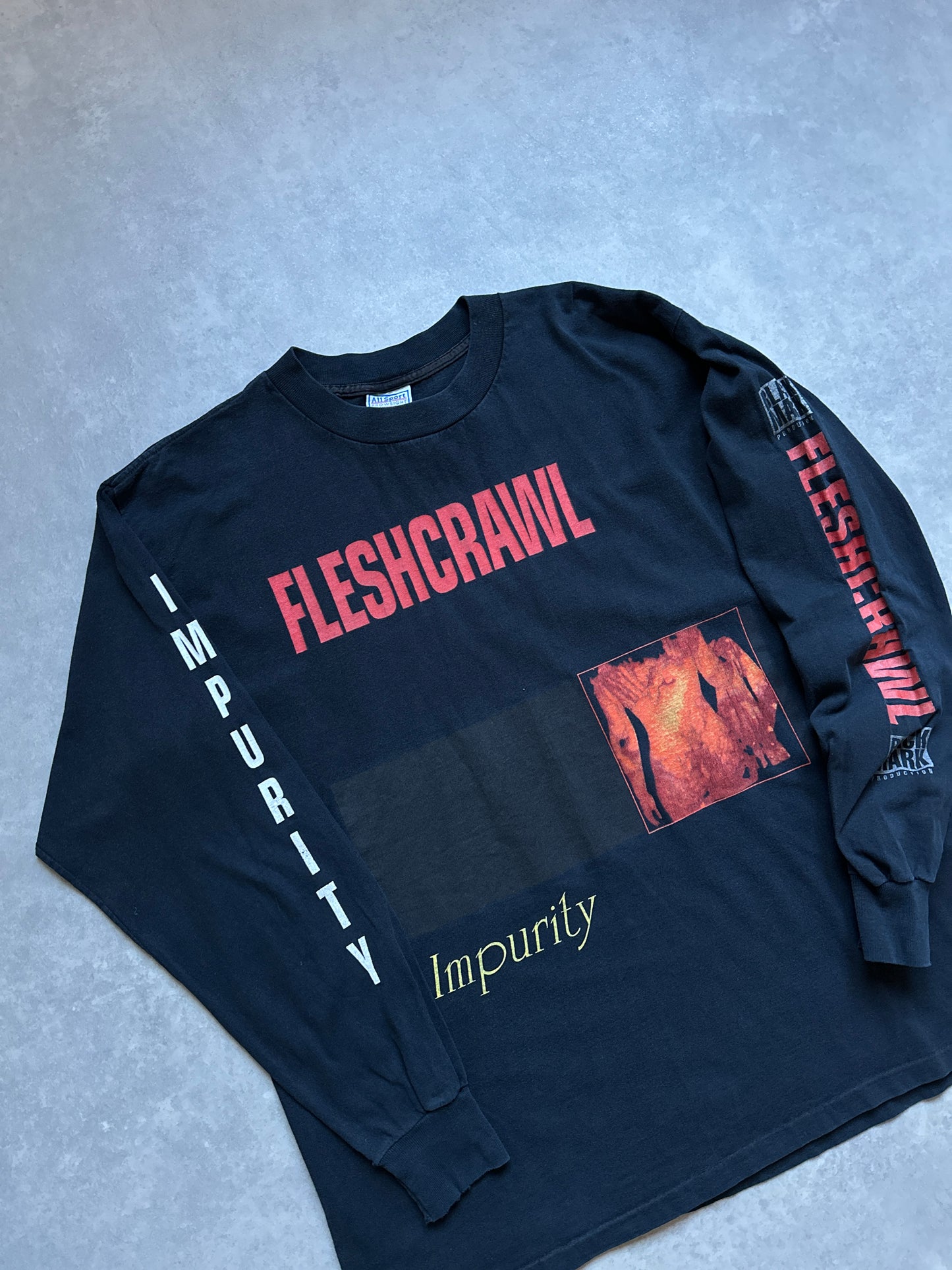 Fleshcrawl Impurity vintage muška bend majica (XL)