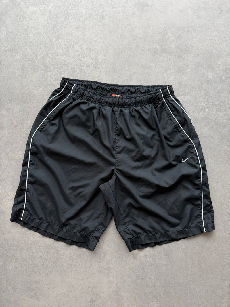 Nike 2000s muški crni šuškavi šorc (XL)