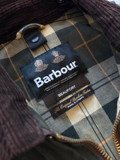Barbour Beaufort Tartan muška wax cotton jakna (L)