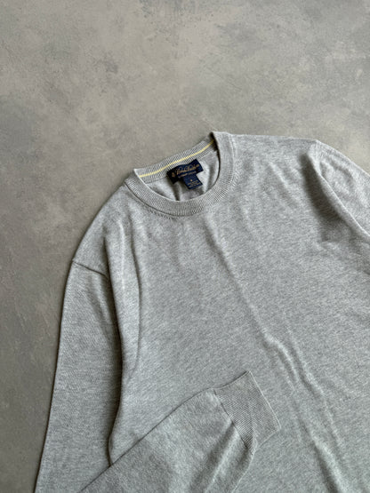 Brooks Brothers muški basic sivi džemper (M)