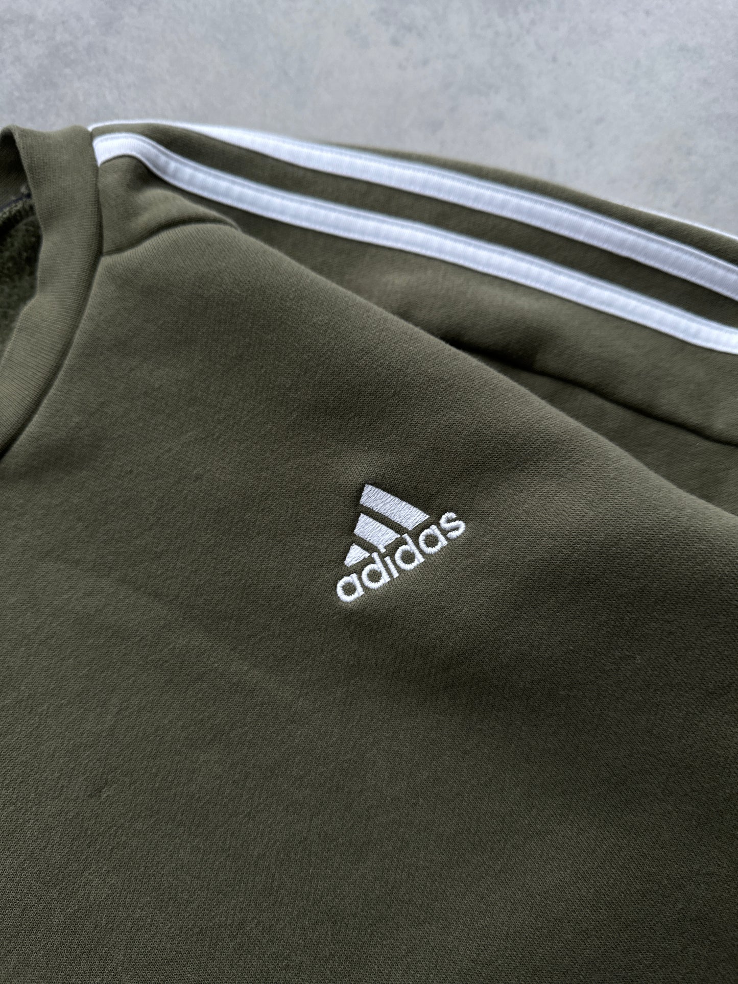 Adidas basic muška zelena dukserica (S)