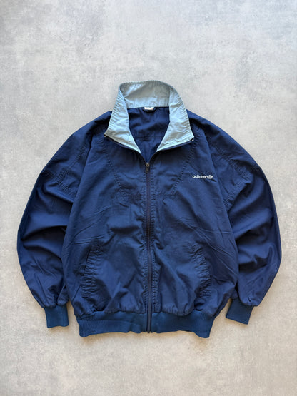 Adidas vintage 80s muška plava zip dukserica (M)