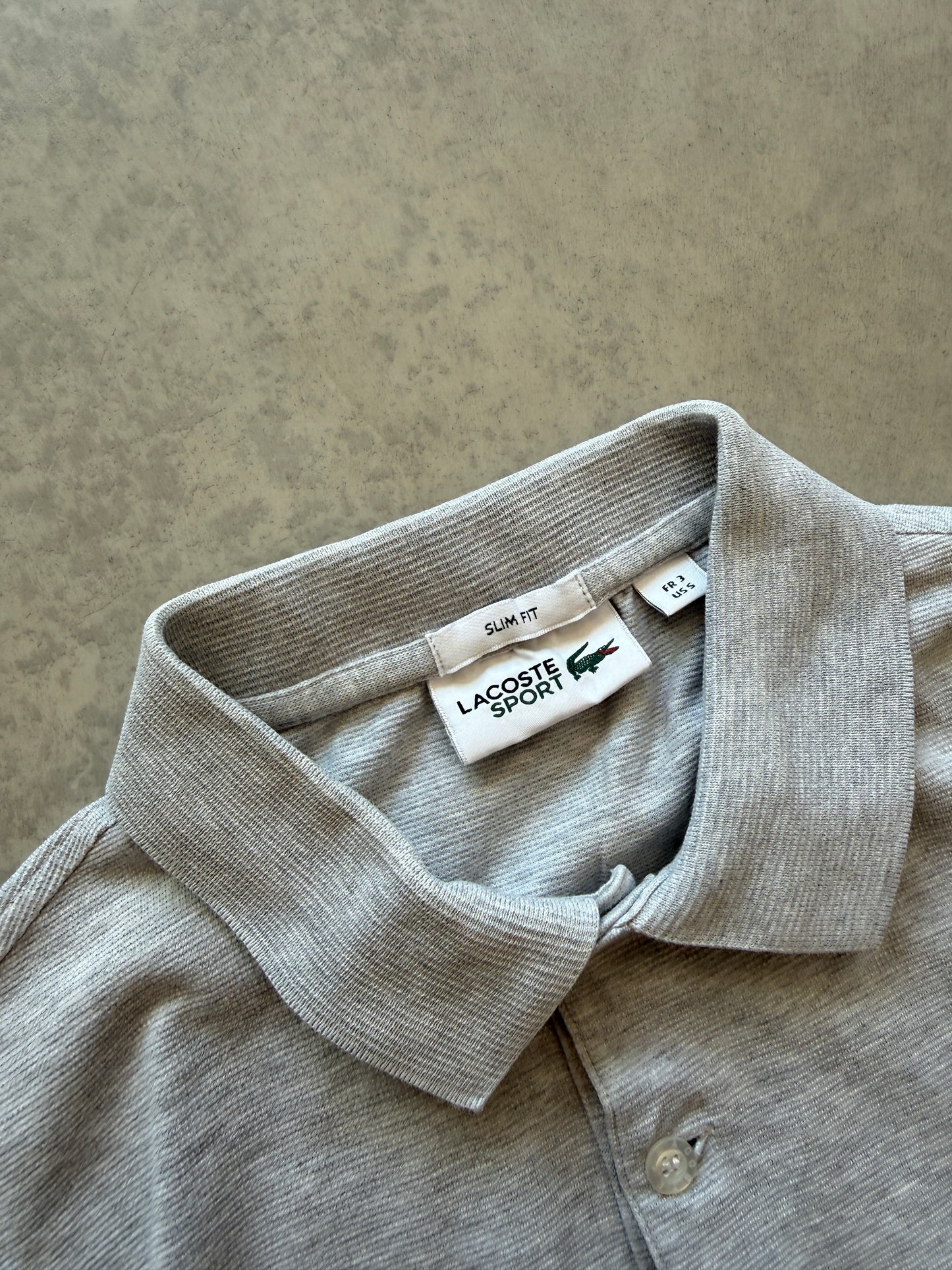 Lacoste muška siva polo majica (S)