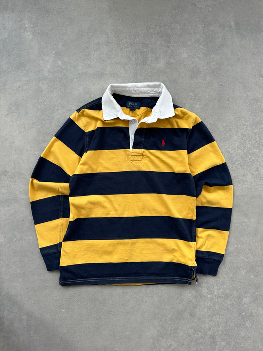 Polo by Ralph Lauren vintage ženska žuta rugby polo majica (S)