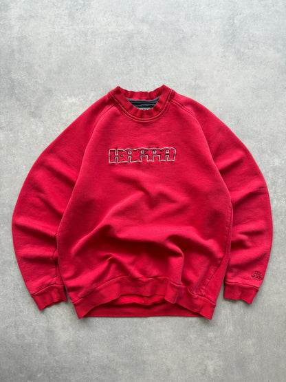 Kappa vintage muška crvena dukserica (XL)