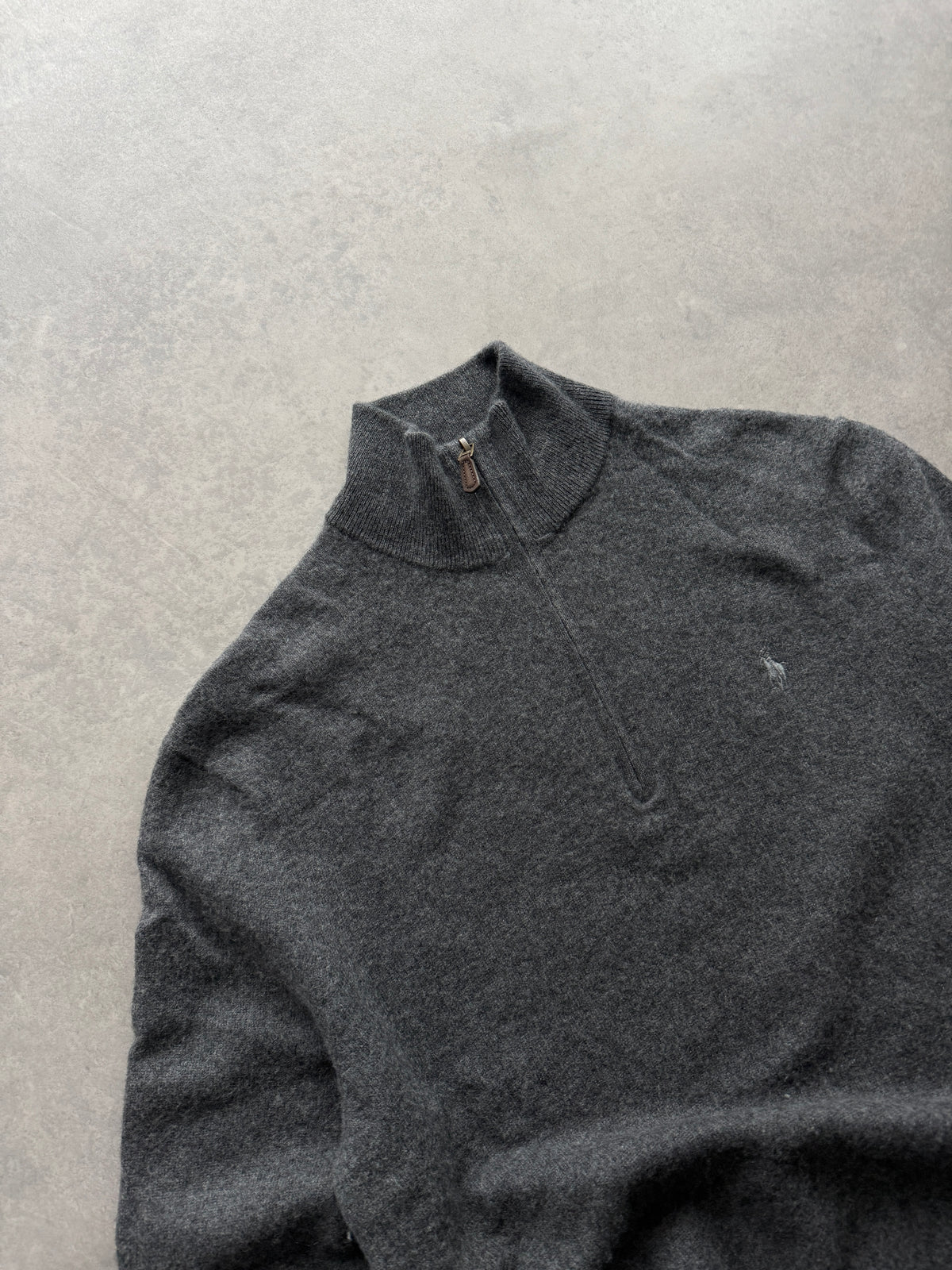 Polo by Ralph Lauren 1/4 zip muški vuneni džemper (M)